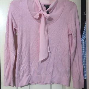 Lauren Ralph Lauren Lightweight Bow Sweater NWT